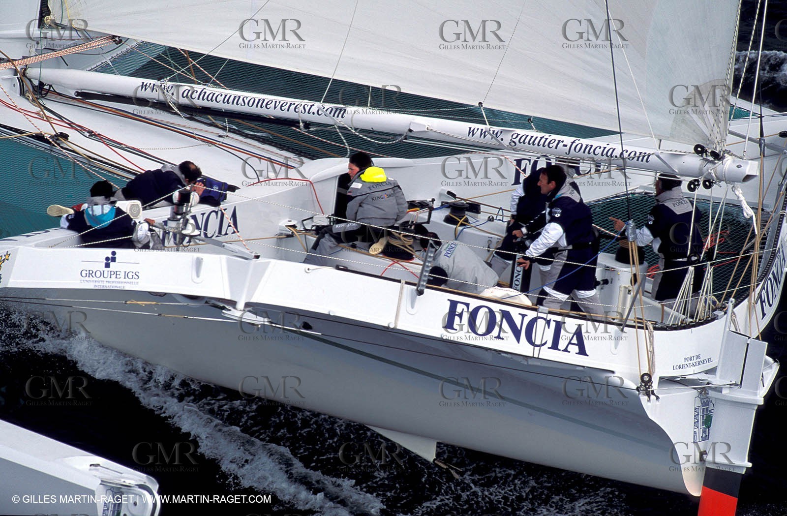 ORMA 60' Trimaran Foncia 2 - Alain Gauthier - First sails