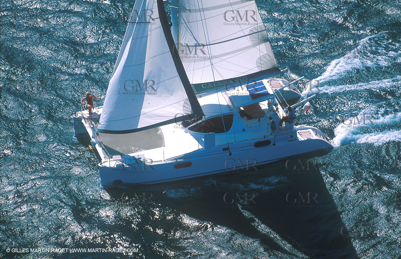 Cruising multihull sailing