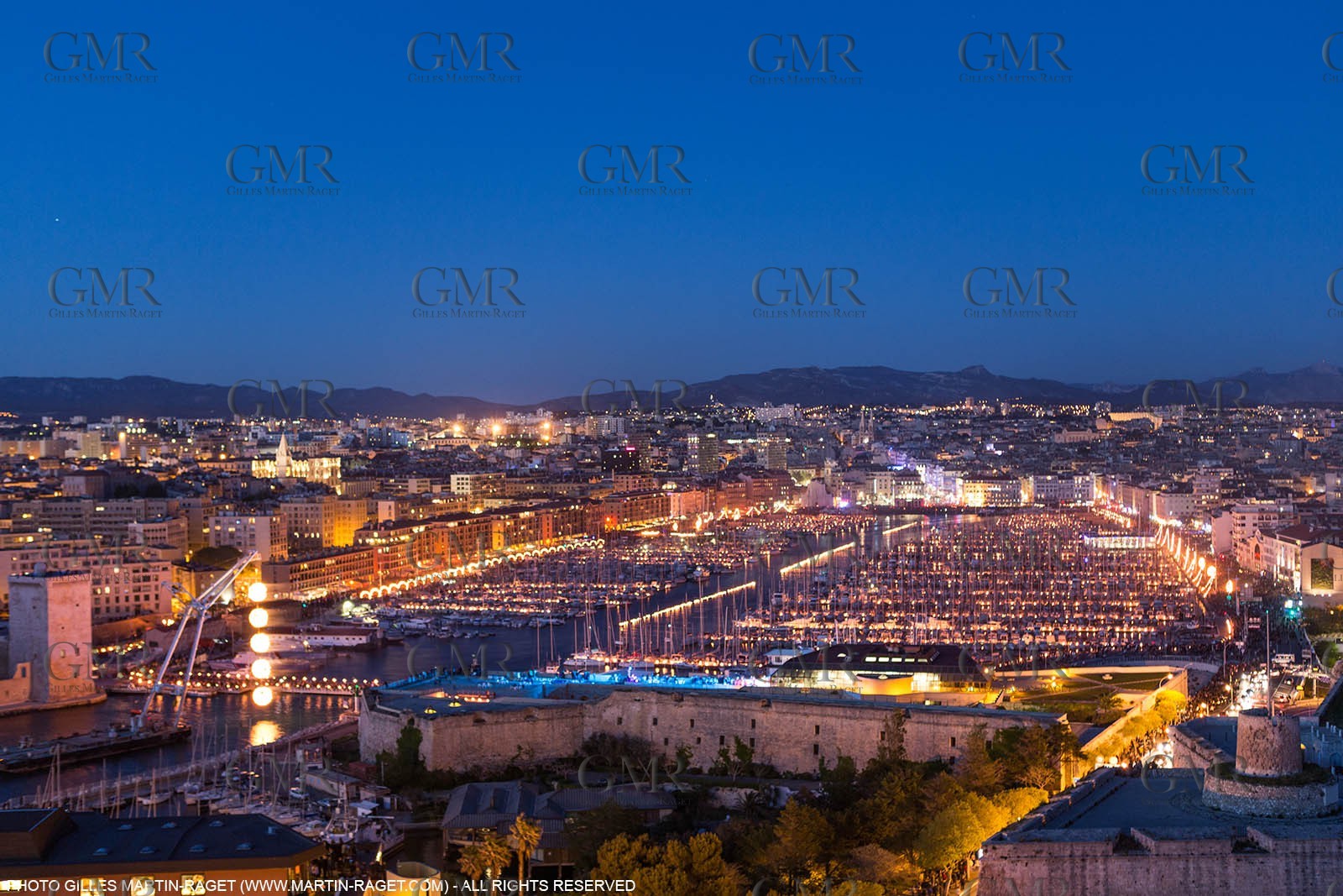 03 05 2013 - Marseille (FRA,13) - Marseille Provence 2013, Historical port Illumination by Company Carabosse