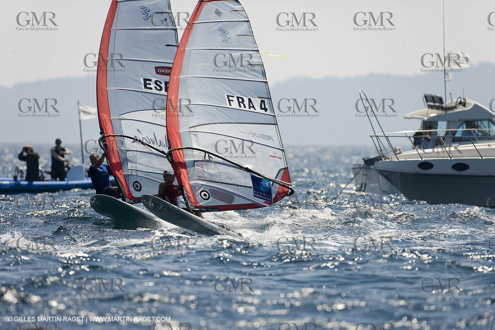 27 04 2007 - 2007 Semaine Olympique Française - Hyères (South of France) - Day 6 - Medal Race - Team France - RS:X : Picon Charline