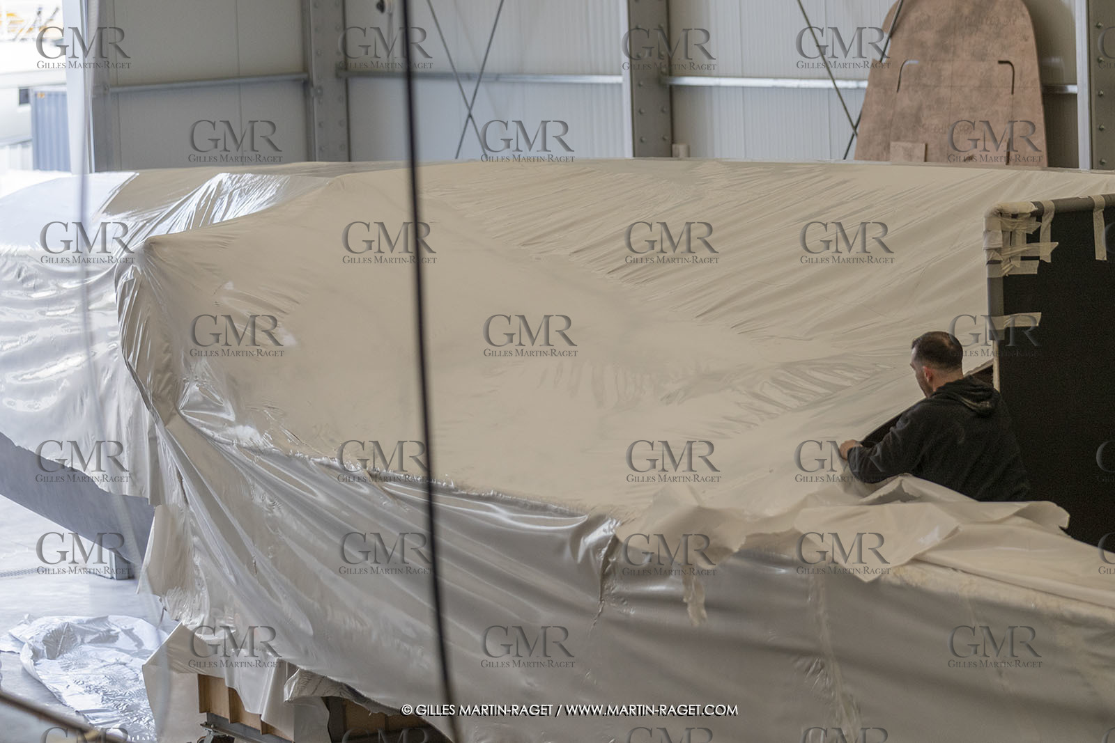 15 02 2022, La Grande Motte (FRA), Gunboat 80  1 hulls delivery