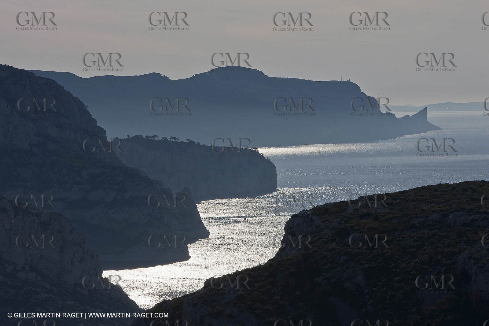 04 04 2009 - Marseille (FRA, 13) - Les Calanques as seen fro the Baou Rond summit (Sormiou heights)