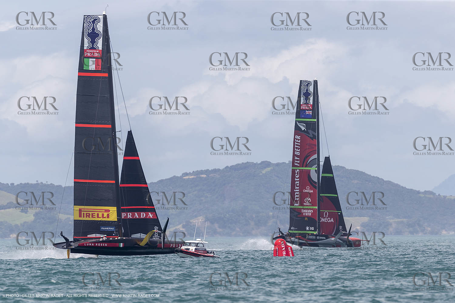08 12 2020 - Auckland (NZL) - 36th America's Cup - Practice Sessions - Day 1