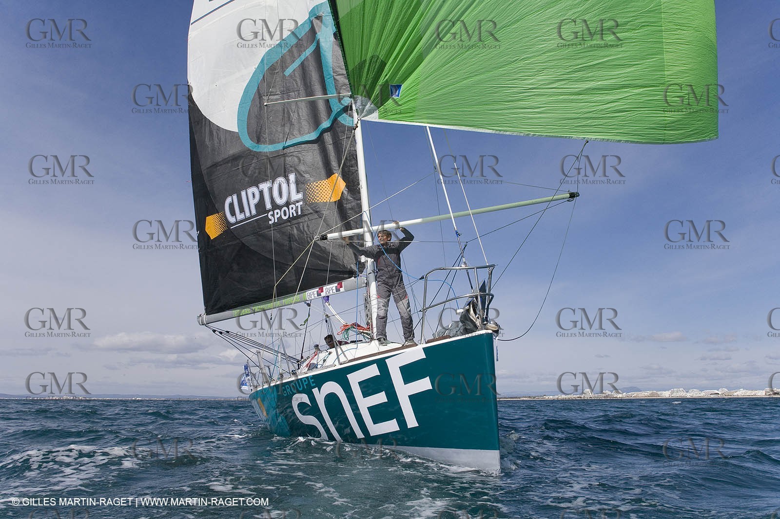 27 03 08- La Grande Motte- (FRA,34) Transat AG2R 2008- Jean-Paul Mouren- Laurent Pellecuer