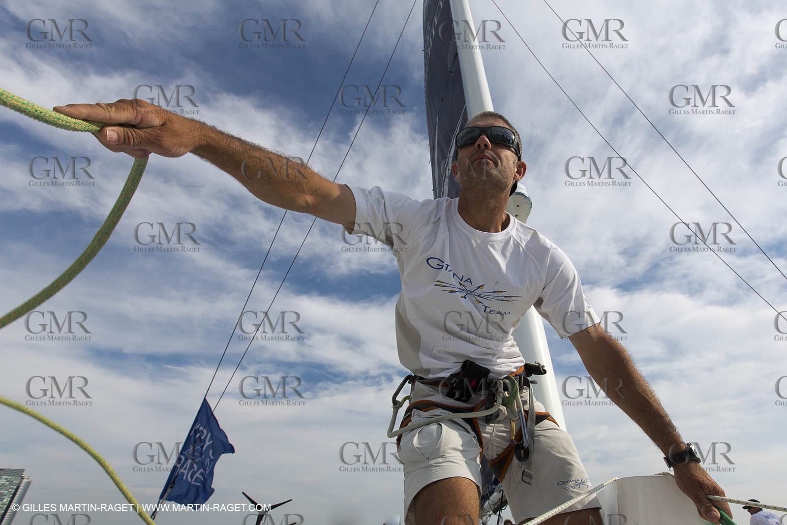 05 07 2012 - New York (USA) - Ocean Krys Race - Speed runs in fornt of NY city