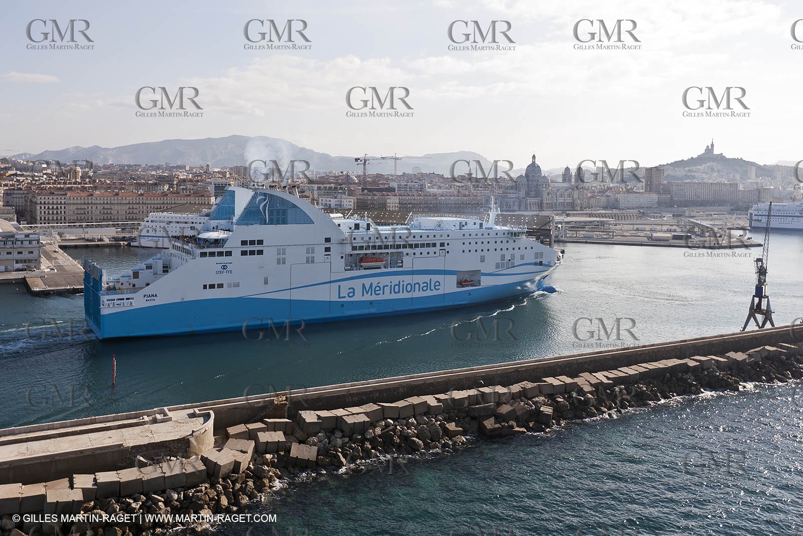 14 01 2012 - Marseille (FRA,13) - La Meridionale shipping company - the Piana off Marseille and the Calanques