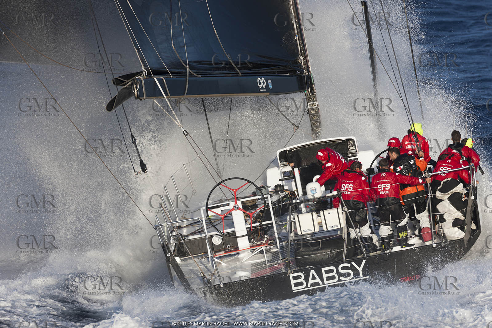 09 10 2017, Calvi (FRA,20), VOR 70 Babsy, Tentative de record autour de la Corse à la voile, skipper Franck Cammas