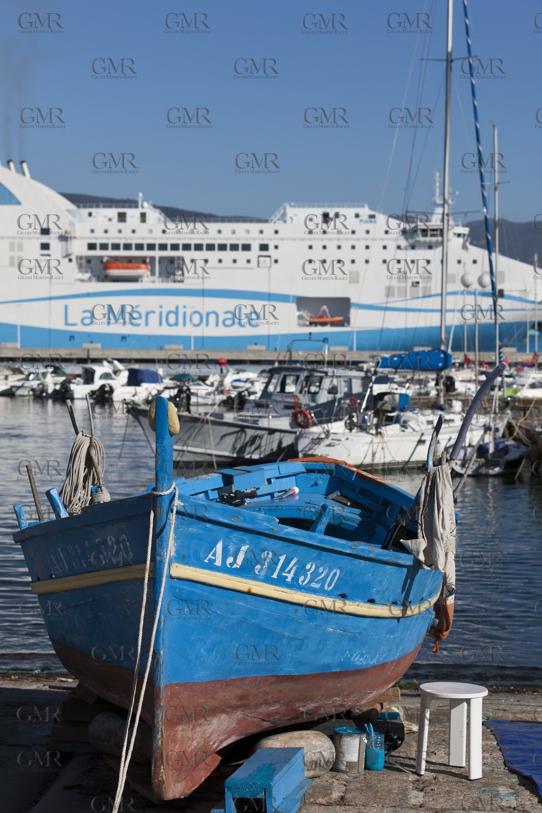 16 02 2012 - Ajaccio (FRA, Corse) -  La Méridionale shipping company- Piana at Ajaccio