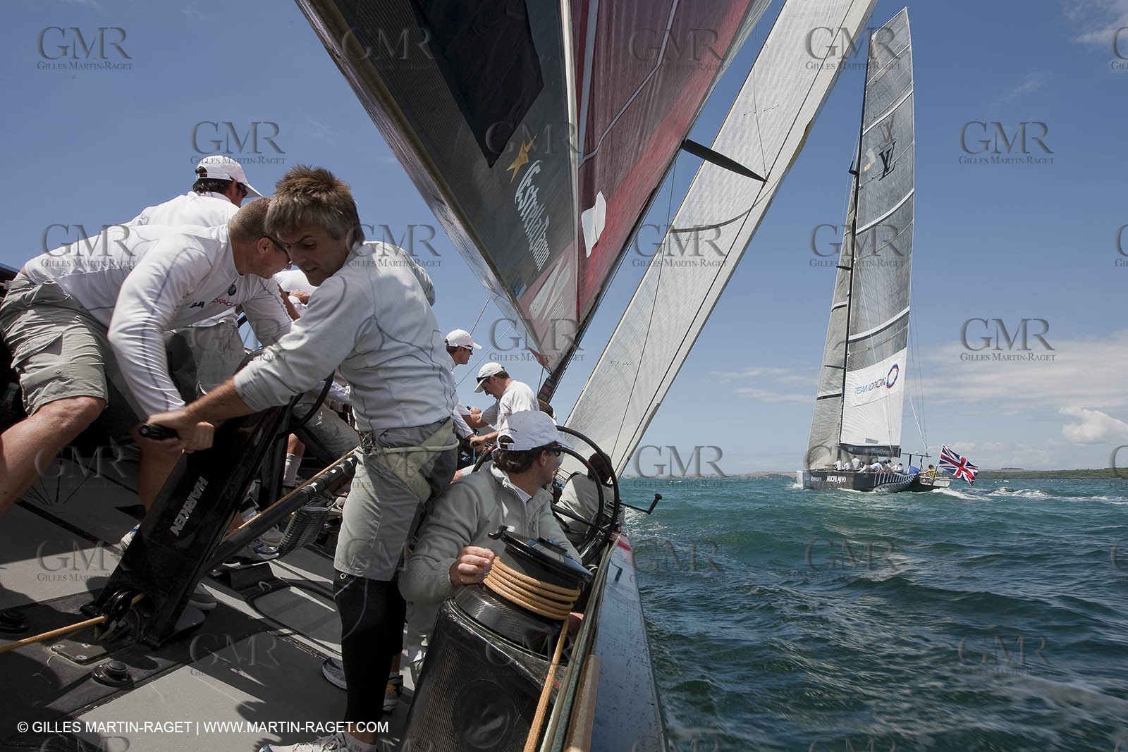 29 01 2009 - Auckland (NZL) -  Louis Vuitton Pacific Series - BMW ORACLE Racing - Training