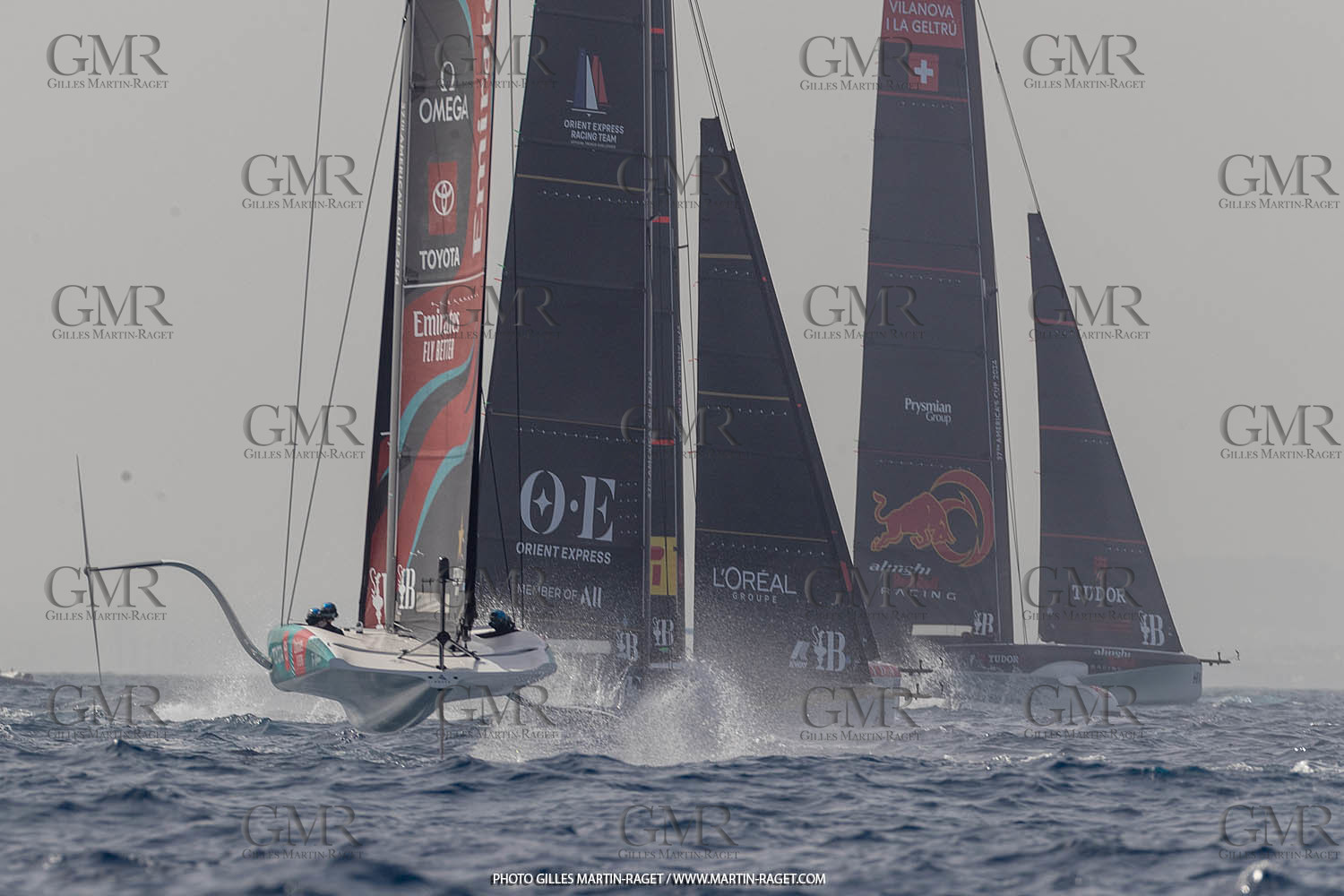 15 09 2023, Vilanova i La Geltru (ESP), 37th America's Cup, Preliminary Regatta N° 1, Race Day 3