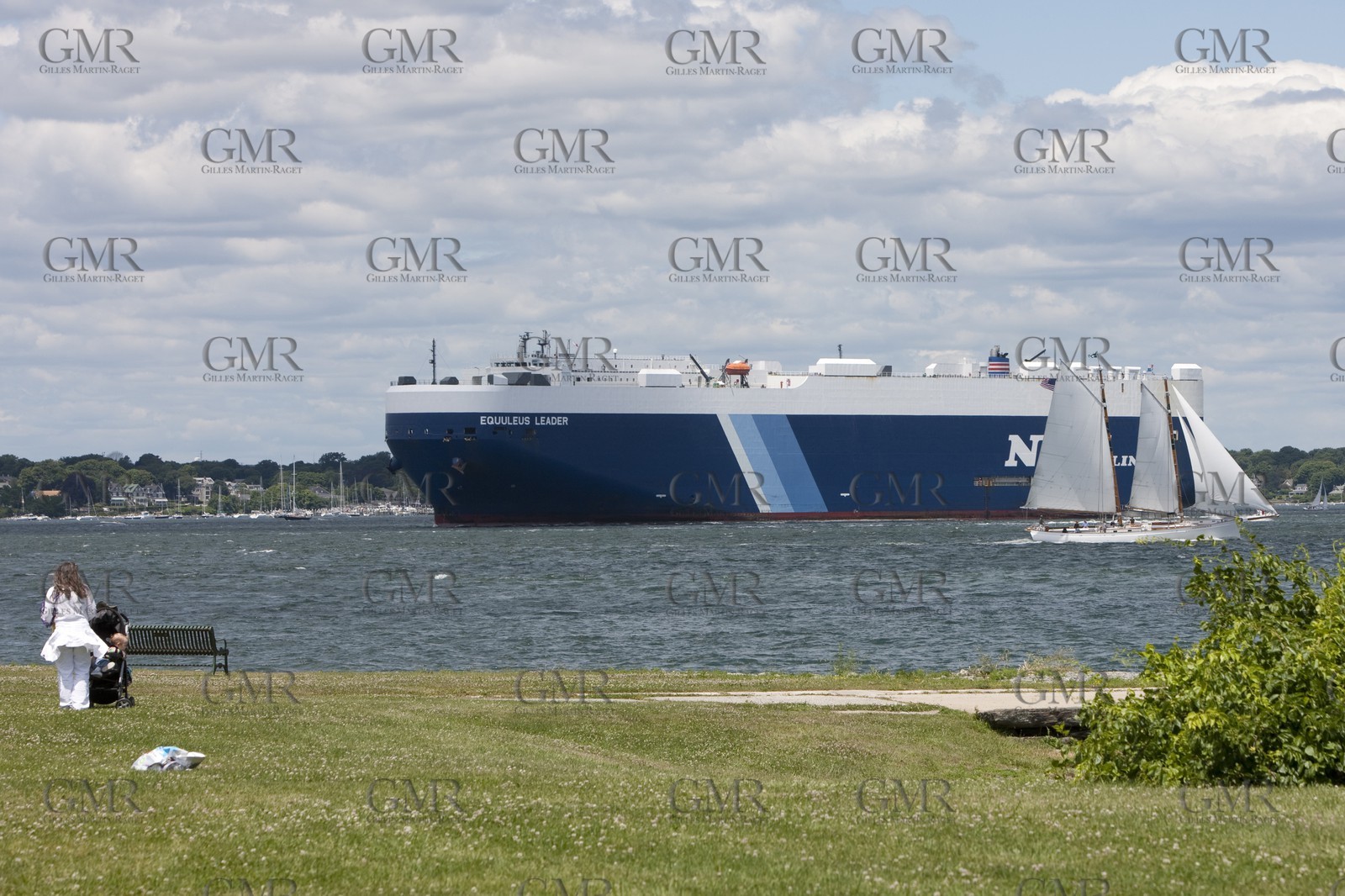 01 07 2010 - Newport (USA,RI) - 33rd America's Cup - BMW ORACLE Racing - East Coast Victory Tour - Day 4