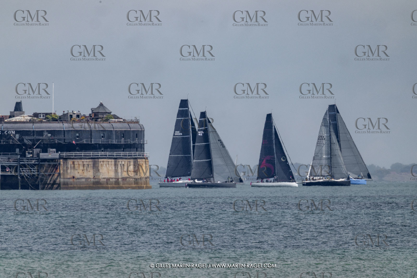 19 07 2025, Cowes (UK, IOW), Admiral's Cup 2025, Channel Race Start