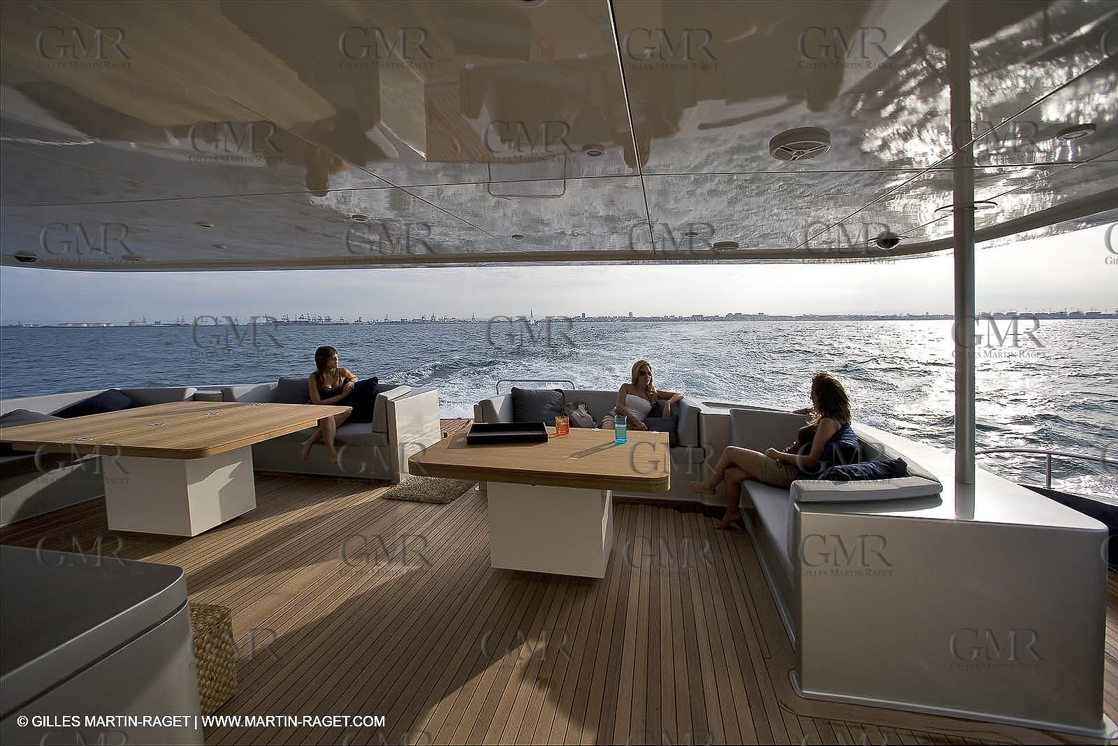 11 06 2007 - Valencia (Spain) - Super Yacht Catamaran Bradley, Gilles Vaton design built by H2X in la Ciotat (France)