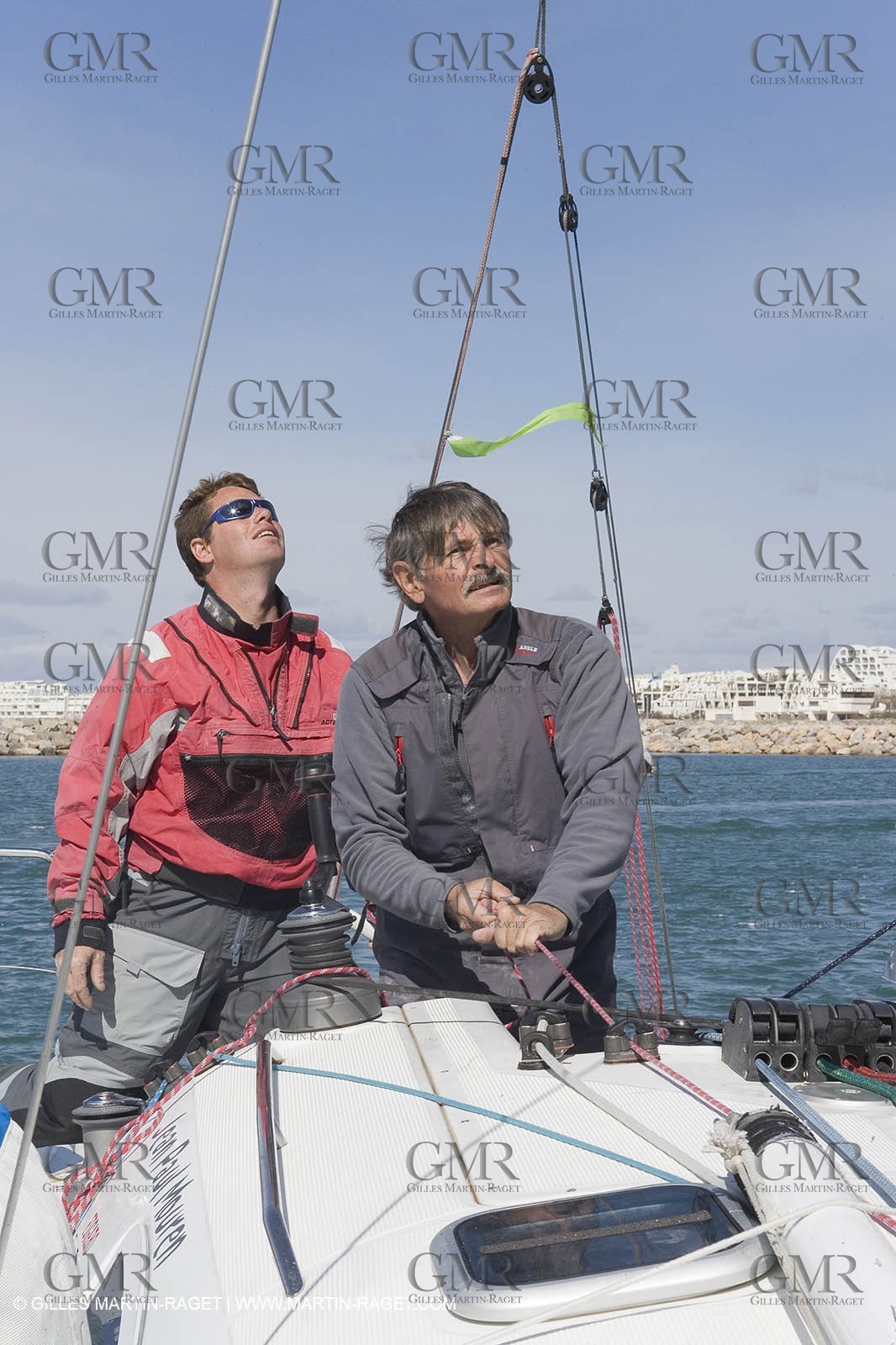 27 03 08- La Grande Motte- (FRA,34) Transat AG2R 2008- Jean-Paul Mouren- Laurent Pellecuer