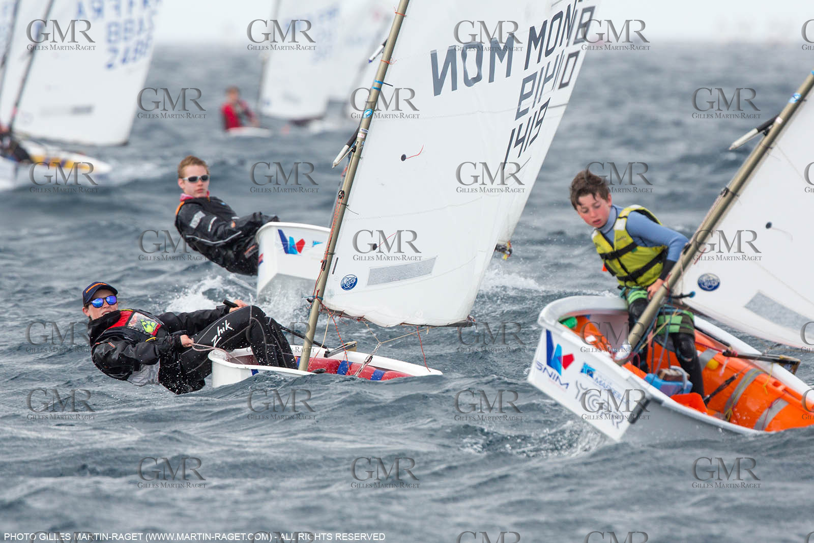 15 04 2016, Marseille (FRA,13), SNIM Dériveurs, Coupe Internationale de Printemps Optimist, Final Day