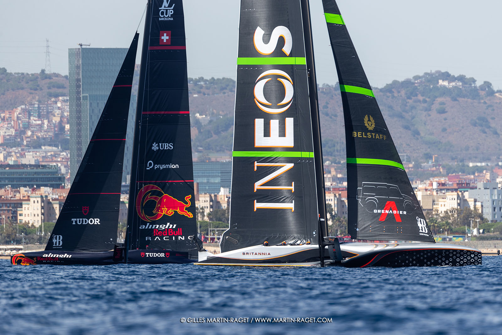 16 09 2024, Barcelona (ESP), 37th America's Cup, Louis Vuitton Cup Semi-final, Race Day 3