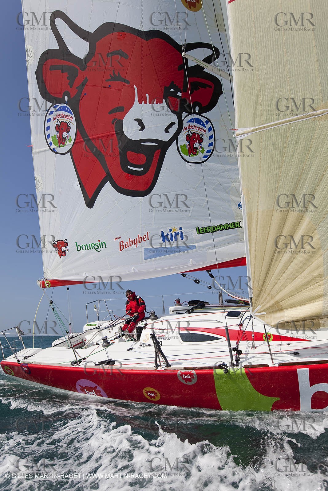 13 03 2010 - La Grande Motte   Port Camargue (FRA) - Groupe Bel - Entraînement Kito de Pavant   Sébastien Audigane en vue de la Transat AG2R 2010