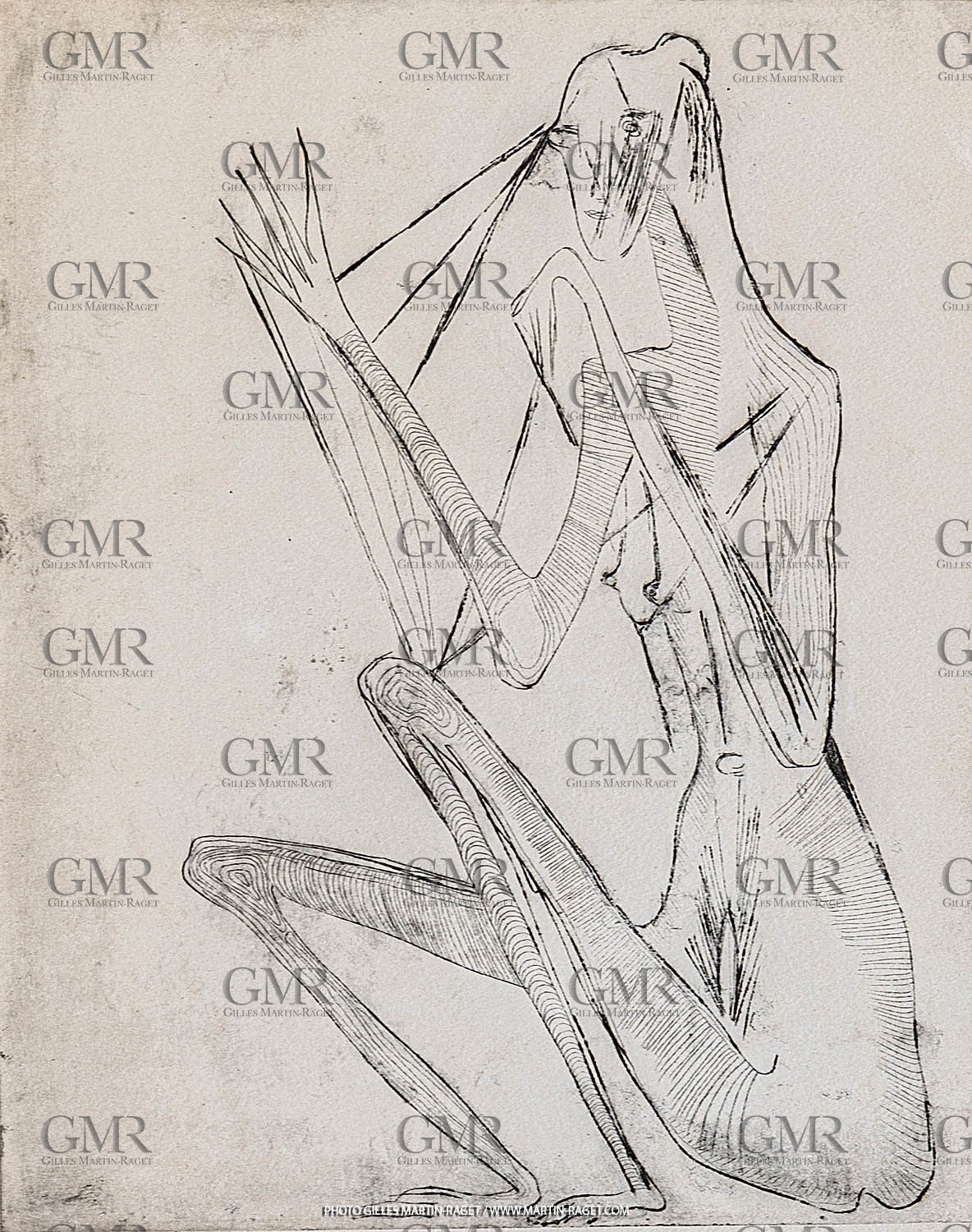 12 07 2020, St Rémy de Provence (FRA, 13) Oeuvre Germaine Richier,