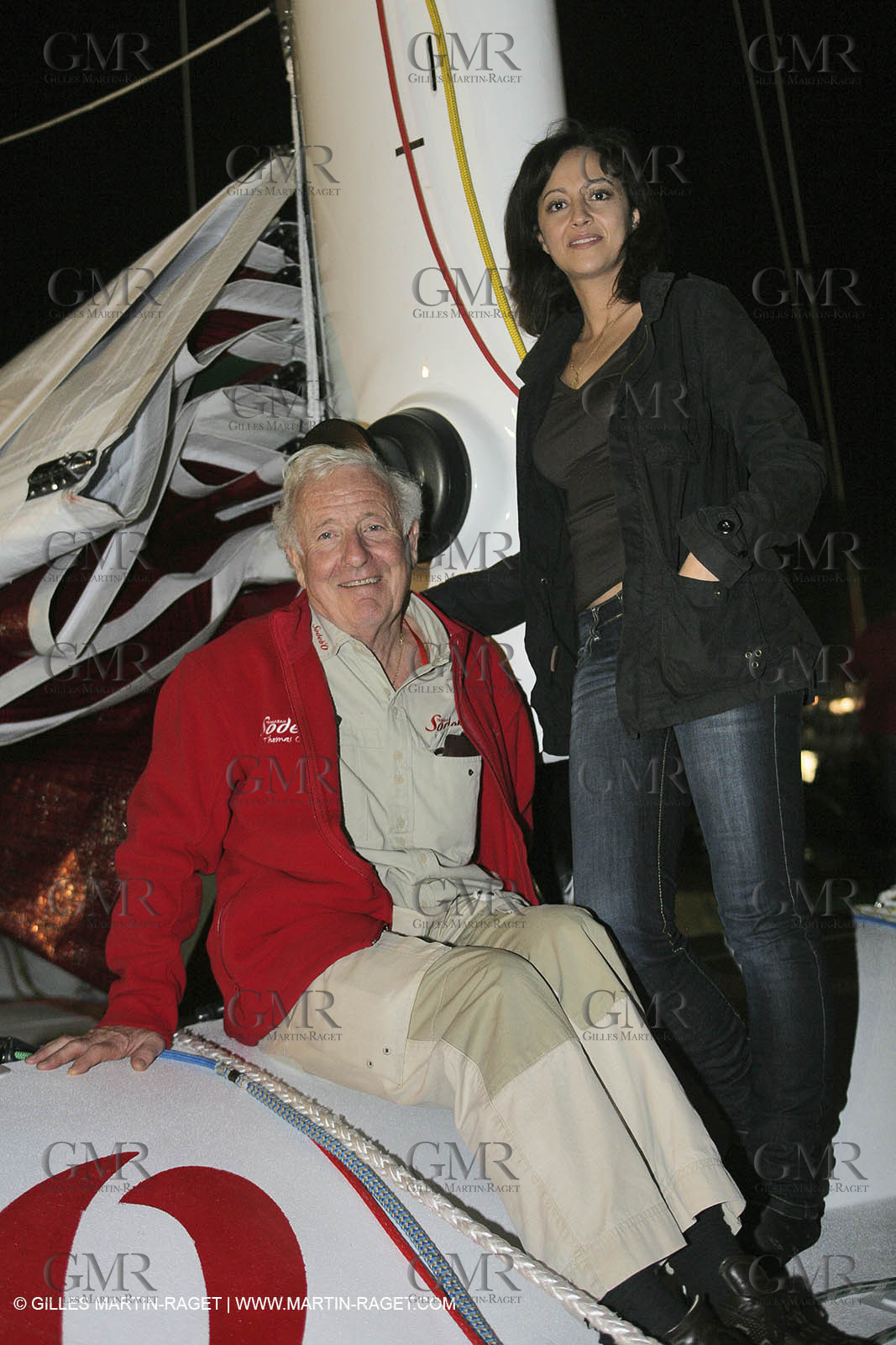 27 10 2006 - Saint Malo (FRA) - Route du Rhum 2006 - Thomas Coville - Sodeb'O - Lock passage