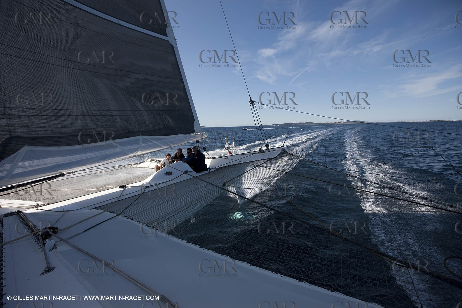 05 09 2009 - Hyères (FRA, 83) Hydroptère beat the overal sailing speed record with a run at 51,36 knts ( subjet to ratification by WSSRC)