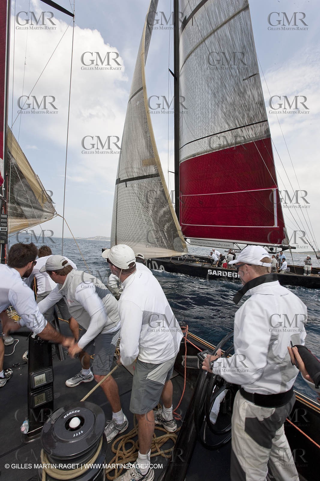 19 05 2010 - La Maddalena (ITA, Sardinia) Louis Vuitton Trophy - BMW ORACLE Racing - Training