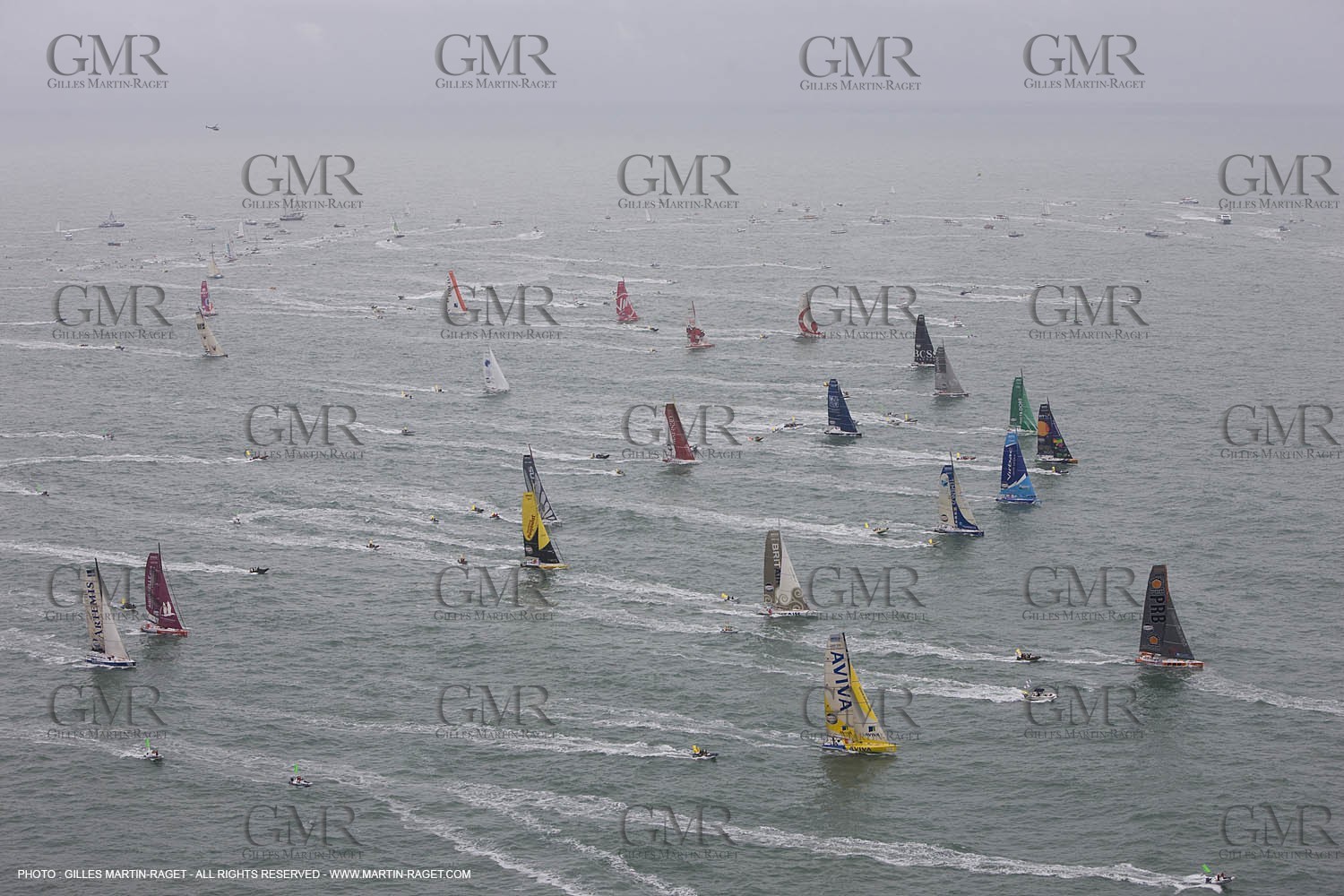 09 11 2008 - Les Sables d'Olonne (FRA,85) - Vendée Globe 2008 - Start