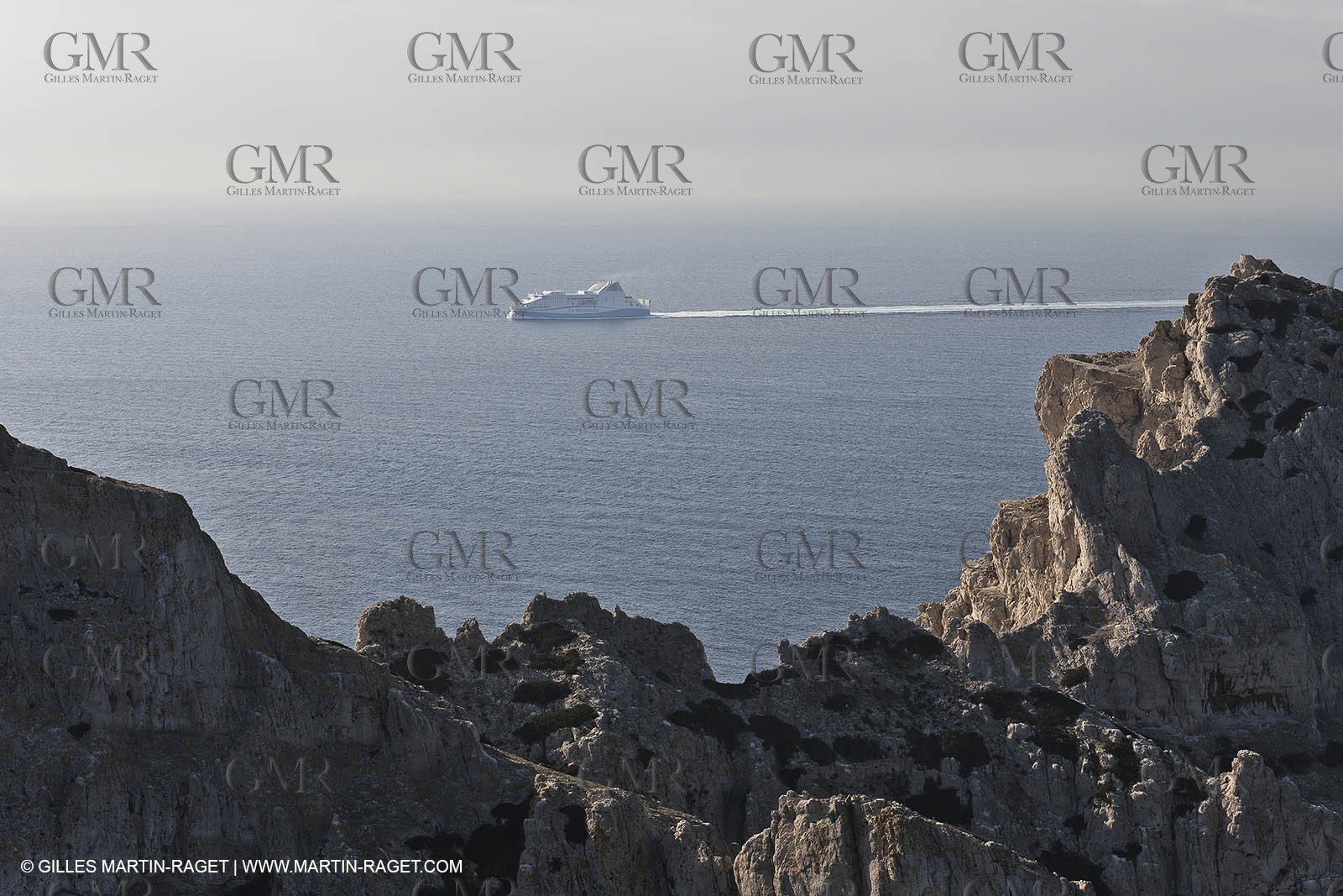 14 01 2012 - Marseille (FRA,13) - La Meridionale shipping company - the Piana off Marseille and the Calanques