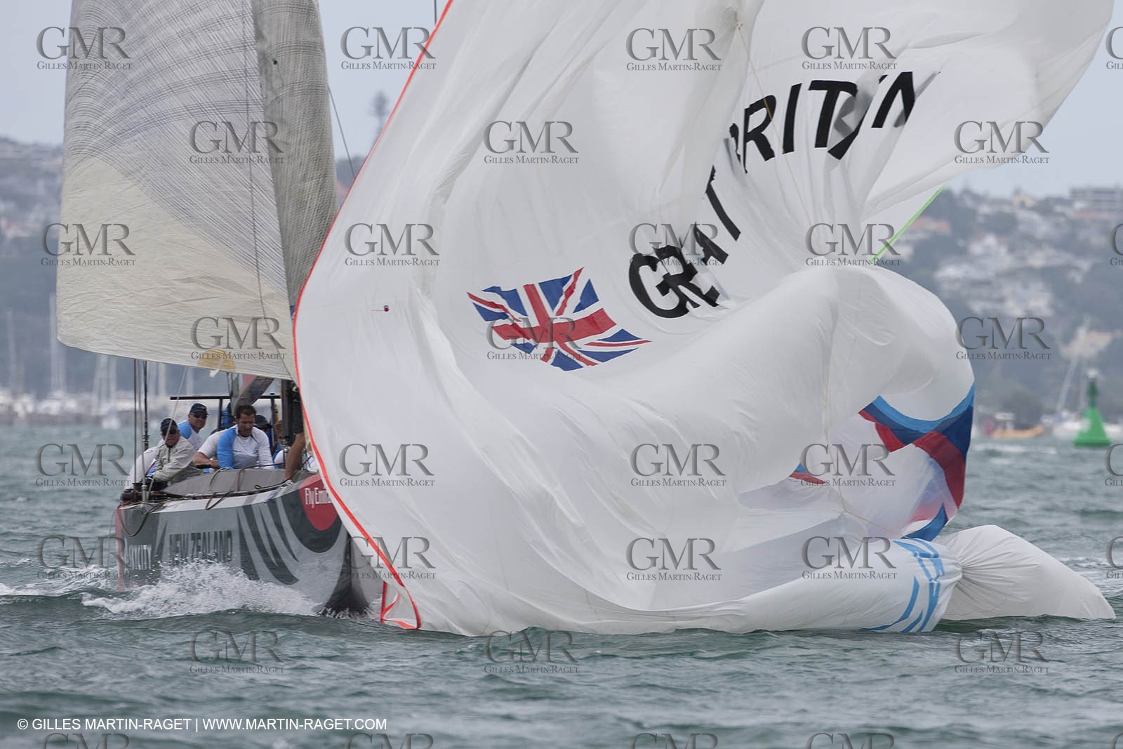 30 01 2009 - Auckland (NZL) -  Louis Vuitton Pacific Series -  Racing Day 1 - Team Origin Vs Luna Rossa