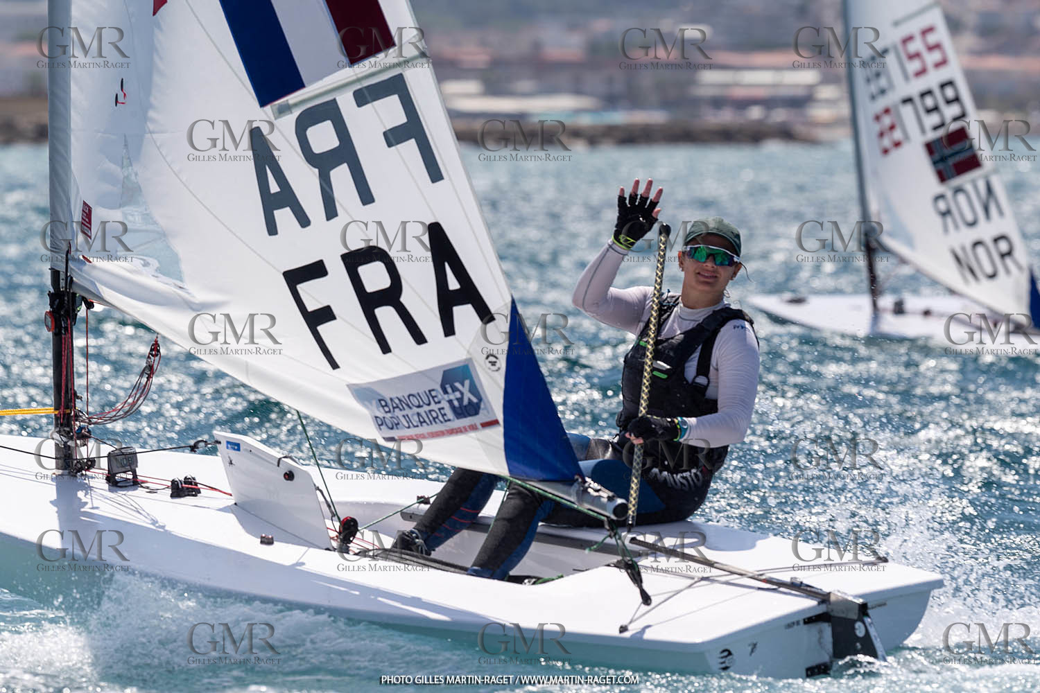 15 07 2023, Marseille (FRA), Paris 2024 Olympic Games Sailing Test Event, Day 6, Ilca 6 Medal race