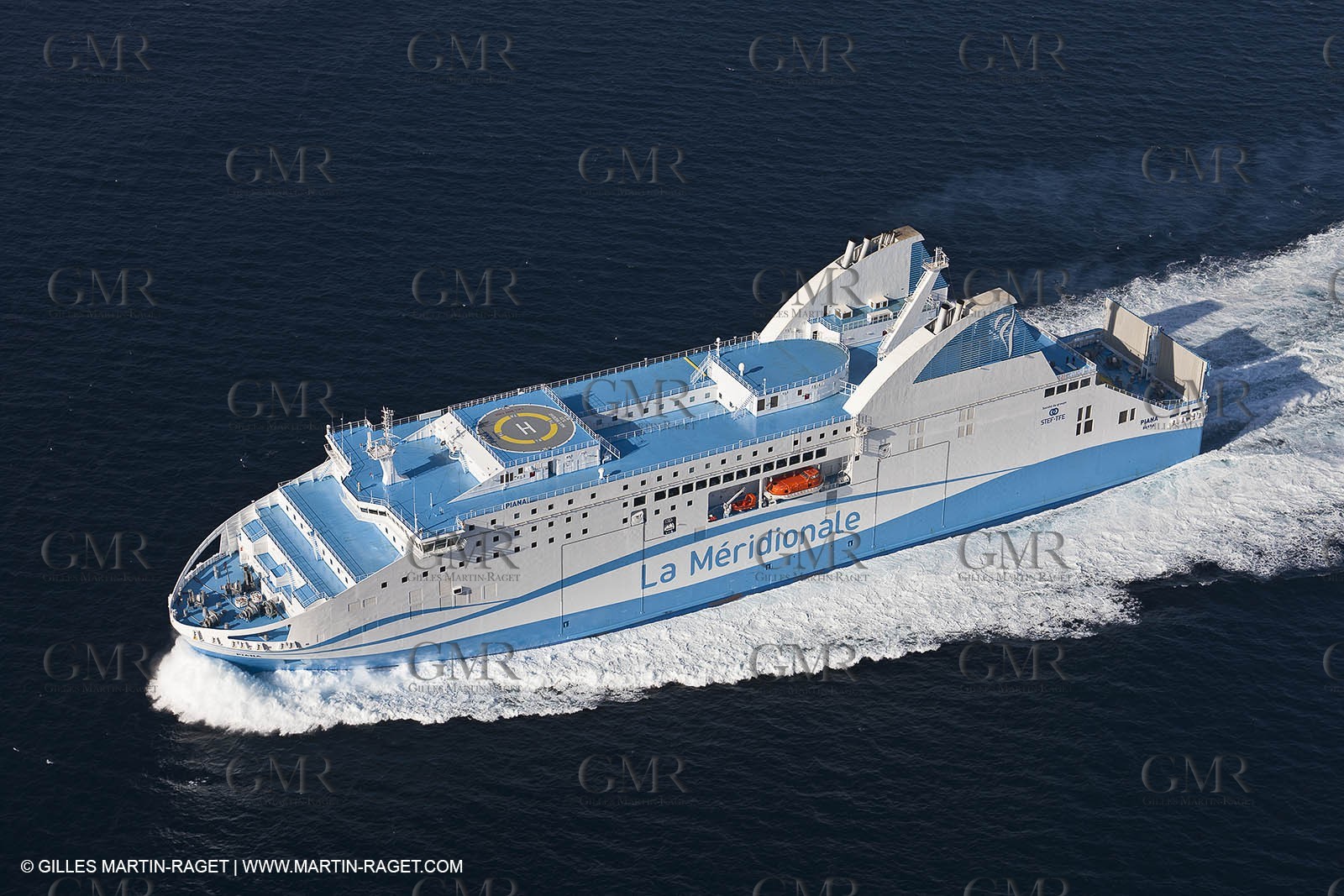 14 01 2012 - Marseille (FRA,13) - La Meridionale shipping company - the Piana off Marseille and the Calanques