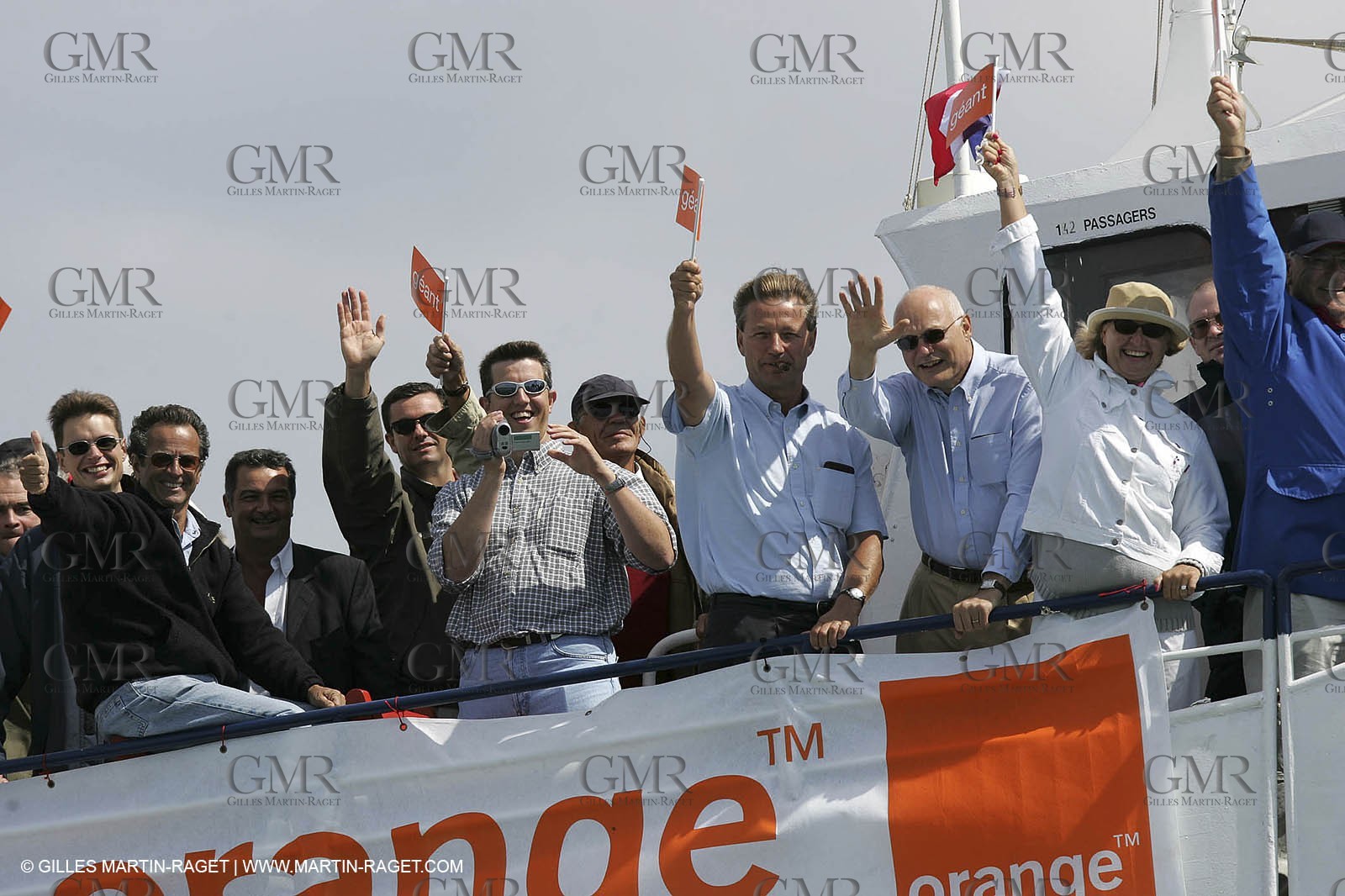 Orange II-2004 Atlantic Record Attempt-Back in La Baule