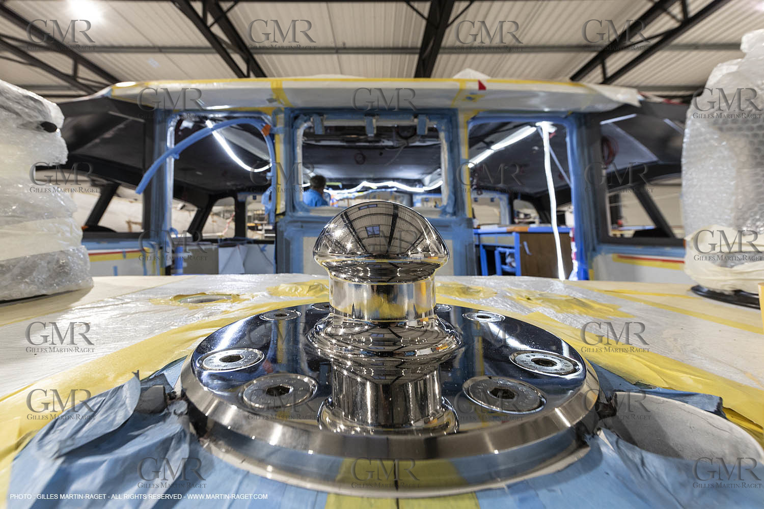 29 10 2018, La Grande Motte (FRA,30), Chantier Gunboat, construction du Gunboat 68