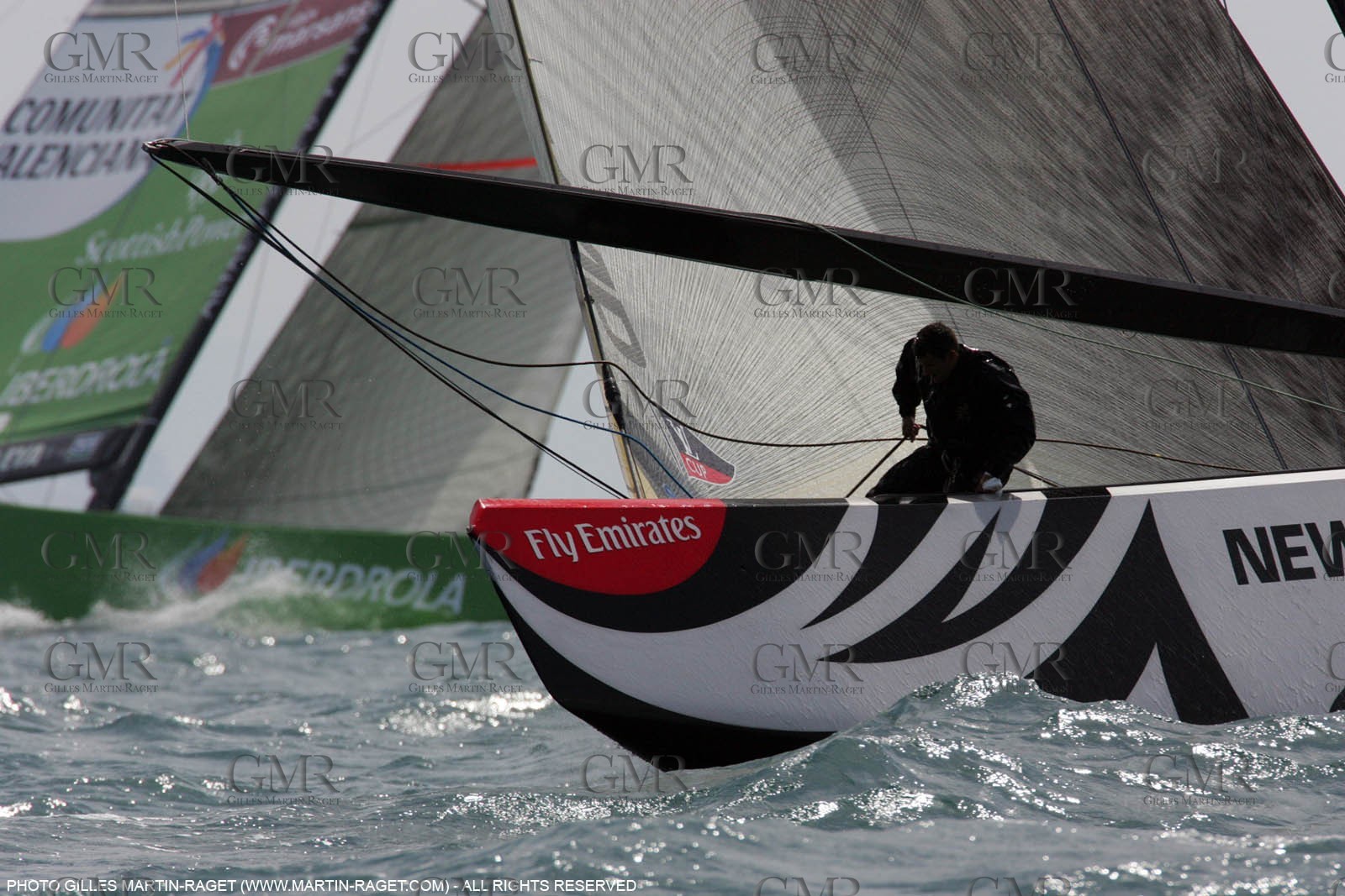 23 05 2007-Valencia (Spain)- 32nd America's Cup - Louis Vuitton Cup - Semi-final - Day 8