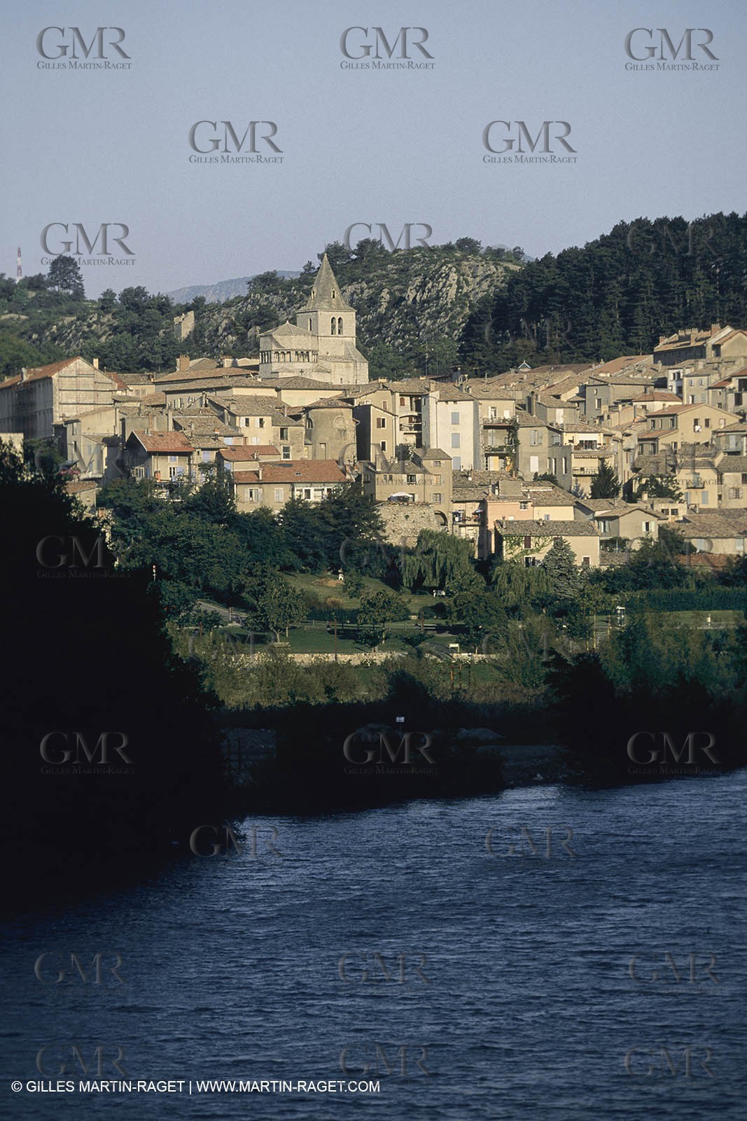 France, Provence, Haute Provence, Val de Durance, Durance river valley, Sisteron