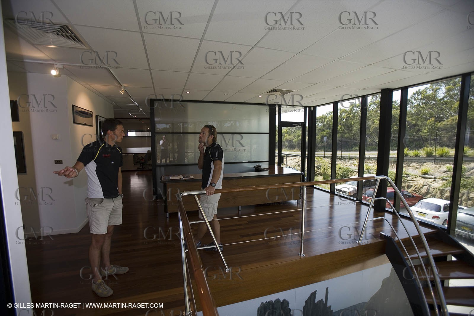 Sydney, Australia, Thomas Coville trimaran Sodebo building at Boat Speed