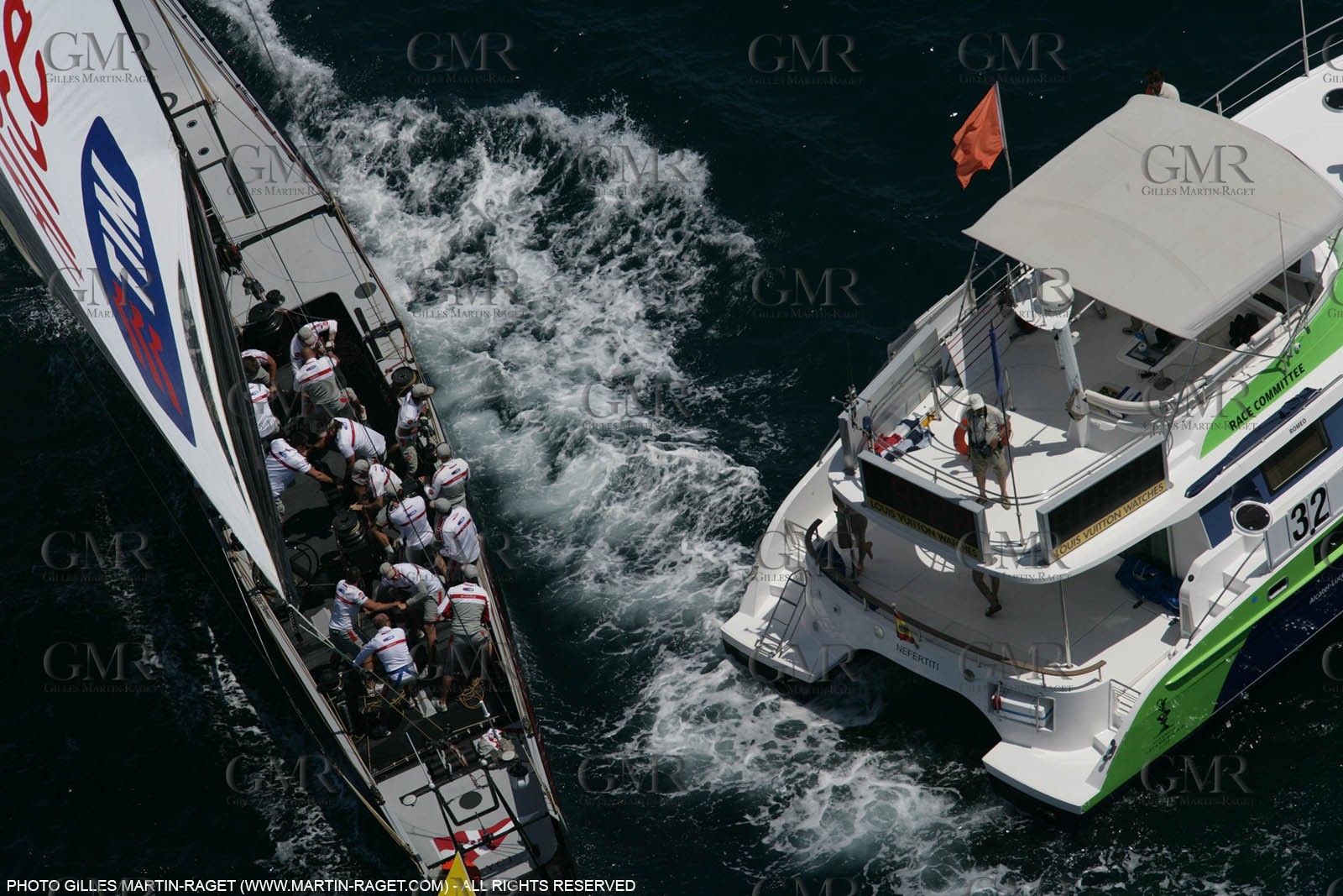 09 05 2007-Valencia (Spain)- 32nd America's Cup - Louis Vuitton Cup - RR2 - Day 11 - BMW ORACLE Racing