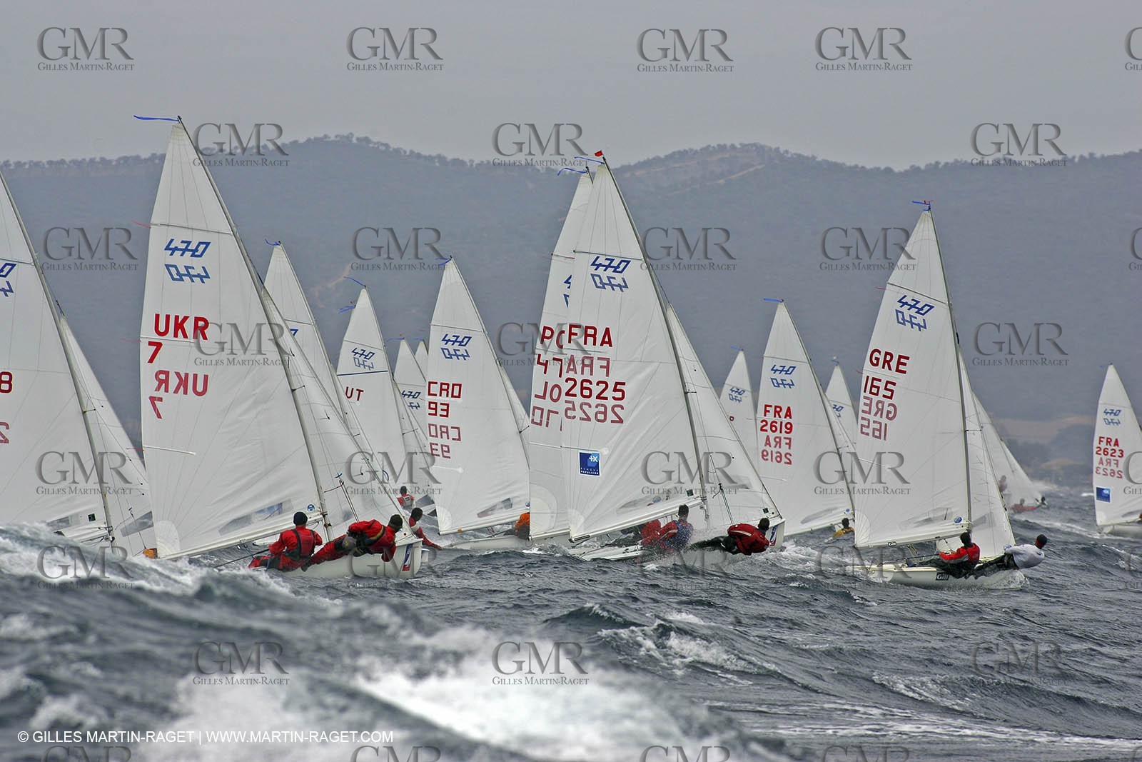 Semaine Olympique Française de Voile 2005 - Jour 1 - 470