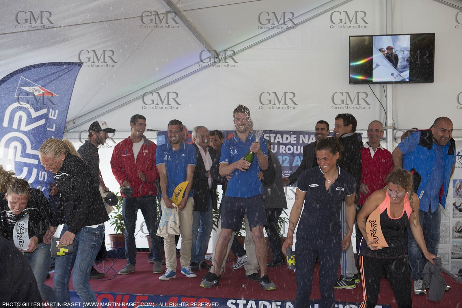 10 04 2015, Marseille (FRA), Yachting Club de la Pointe Rouge - Coupe Internationale de Printemps des 470