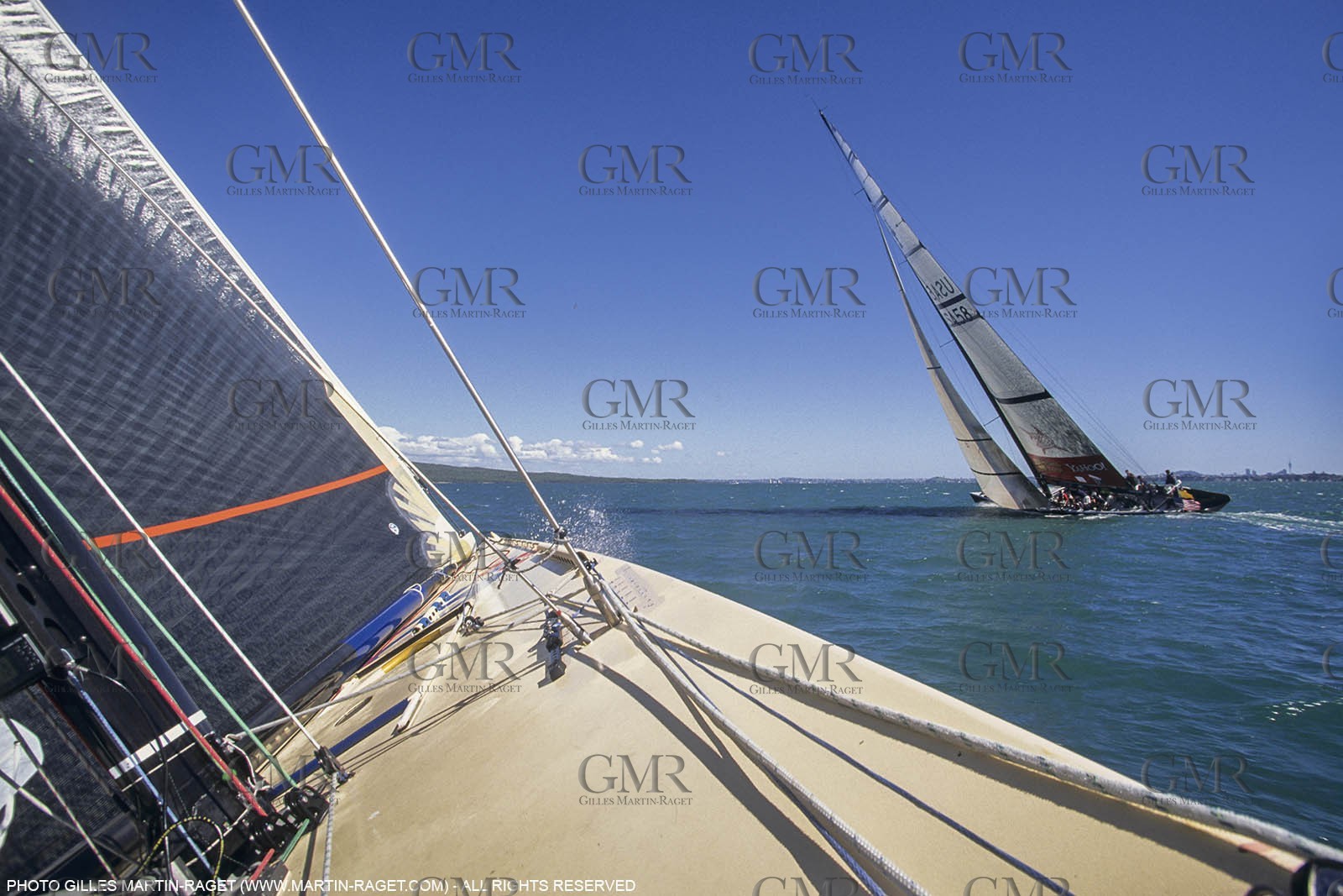 Yacht racing, 30th America's Cup 2000, Auckland (NZL), Le Défi, 6ème Sens