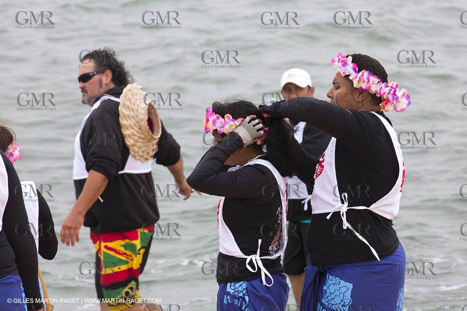 10 08 2013 - San Francisco (USA,CA) - 34th America's Cup - AC Open - Outrigger Canoe Races et Hula Danceperformance at Marina Green Village