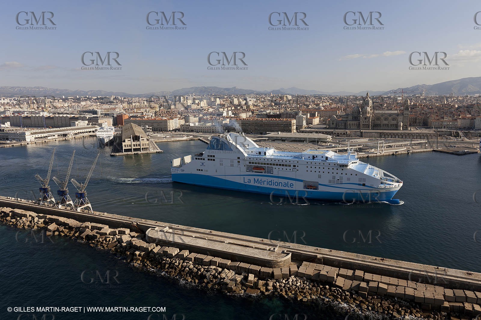 14 01 2012 - Marseille (FRA,13) - La Meridionale shipping company - the Piana off Marseille and the Calanques