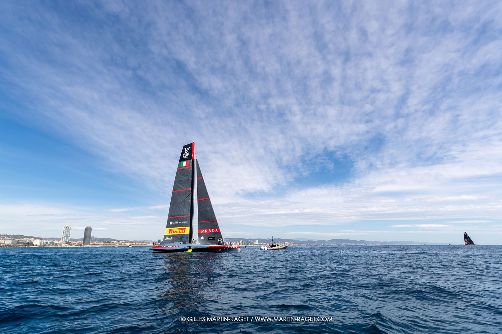 16 09 2024, Barcelona (ESP), 37th America's Cup, Louis Vuitton Cup Semi-final, Race Day 3