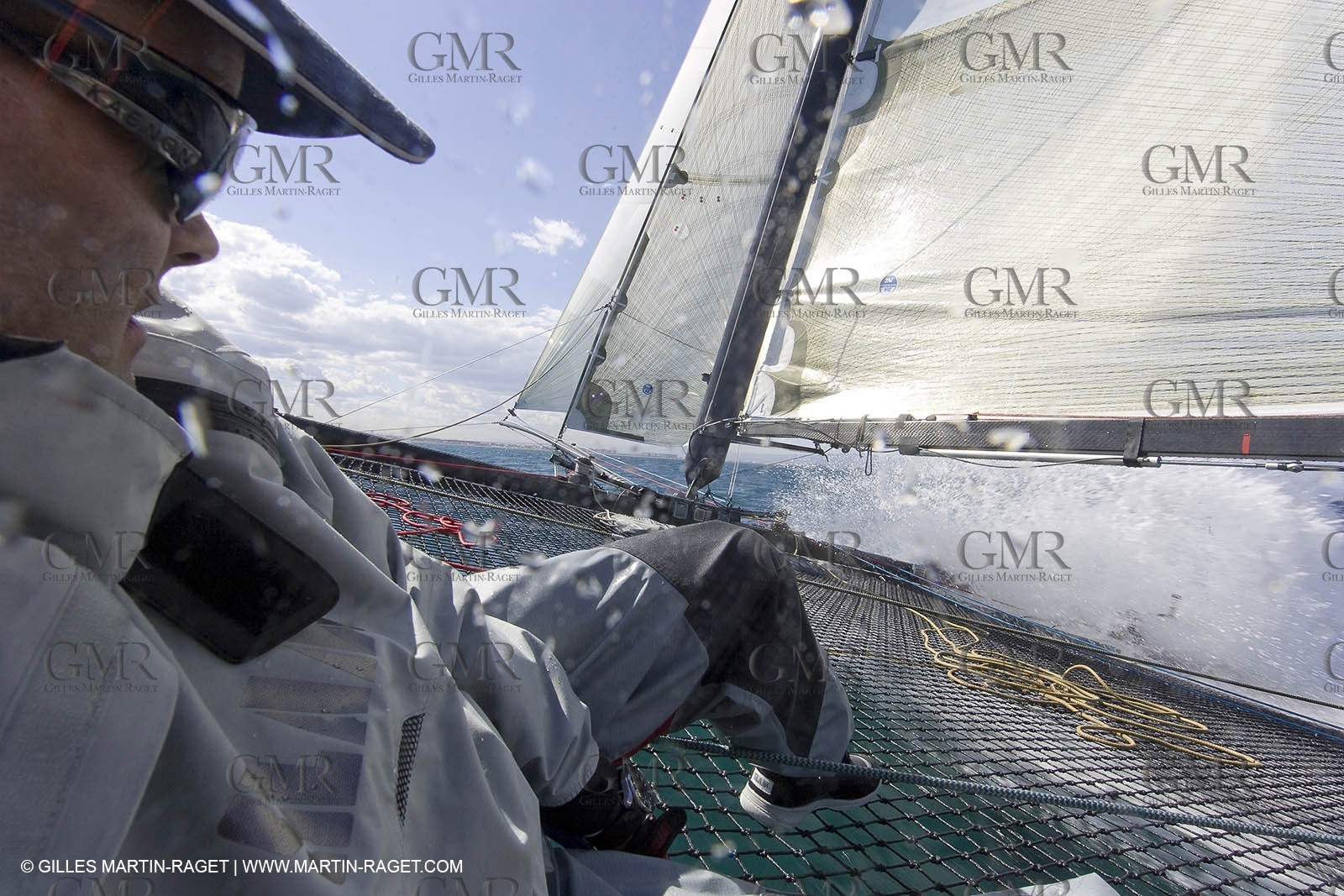 20 05 2008 - Valencia (ESP) - 33rd America's Cup - BMW ORACLE Racing - X40 in house racing