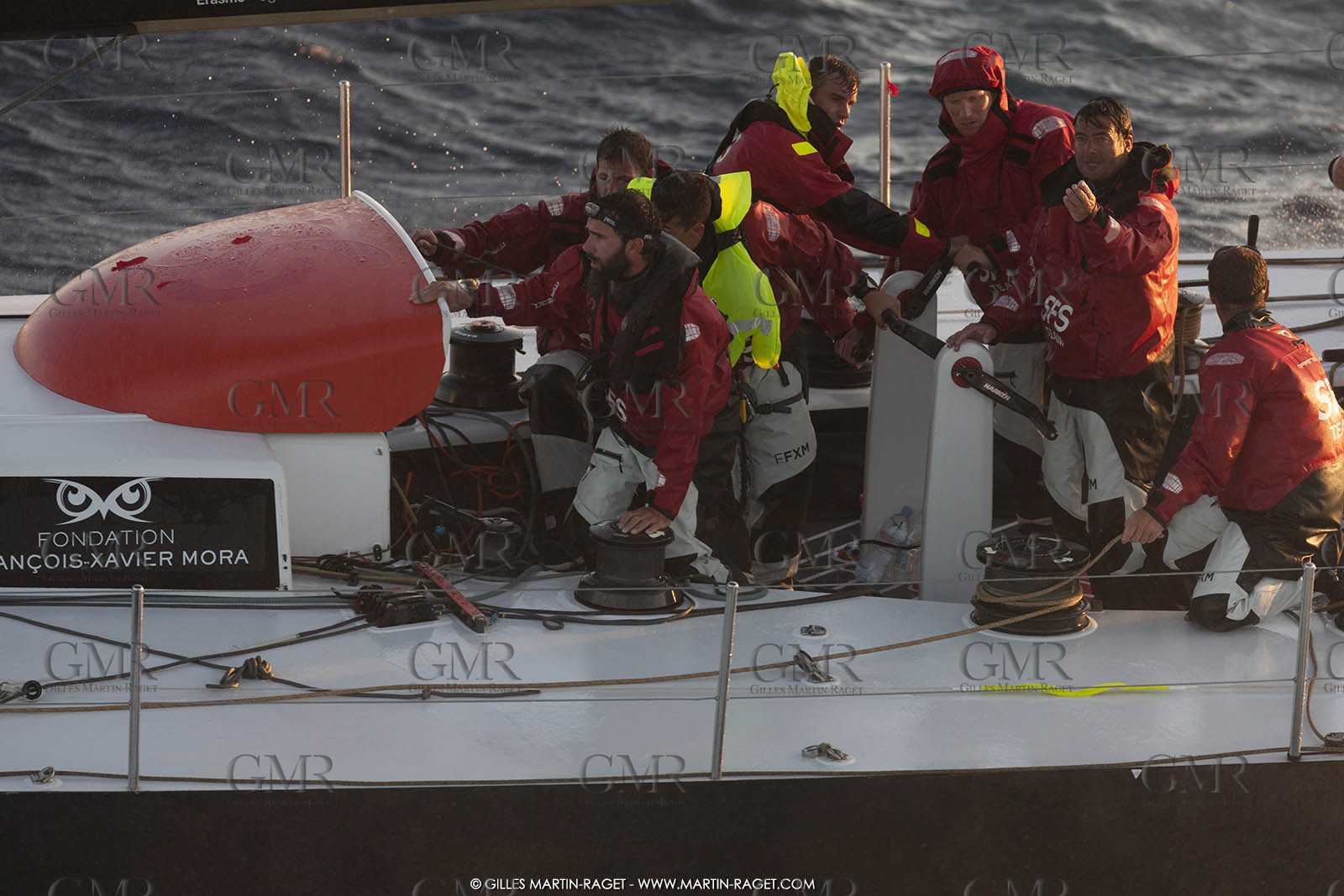 09 10 2017, Calvi (FRA,20), VOR 70 Babsy, Tentative de record autour de la Corse à la voile, skipper Franck Cammas