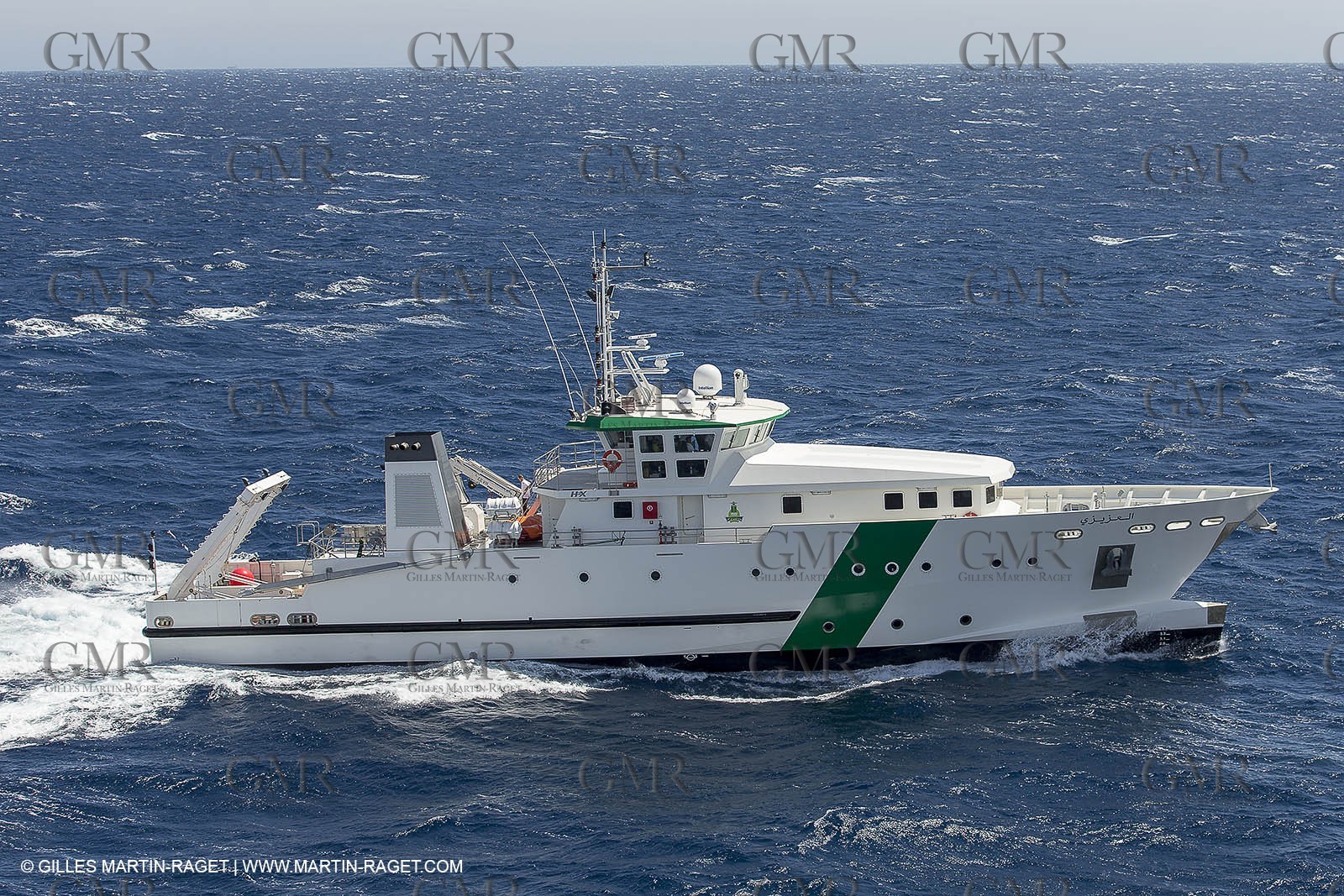 Al Azizi -  H2X boatyard - Oceanographjic research ship - Sea trials off La Ciotat (FRA,13) - 29 07 2014