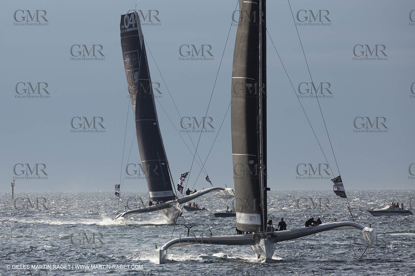 29 09 2012 - Marseille (FRA,13) - Alpari World Match Race Tour - Match Race France 2012 - Day 5 - Final Ian Williams (GBR) Vs William Tiller (NZL)