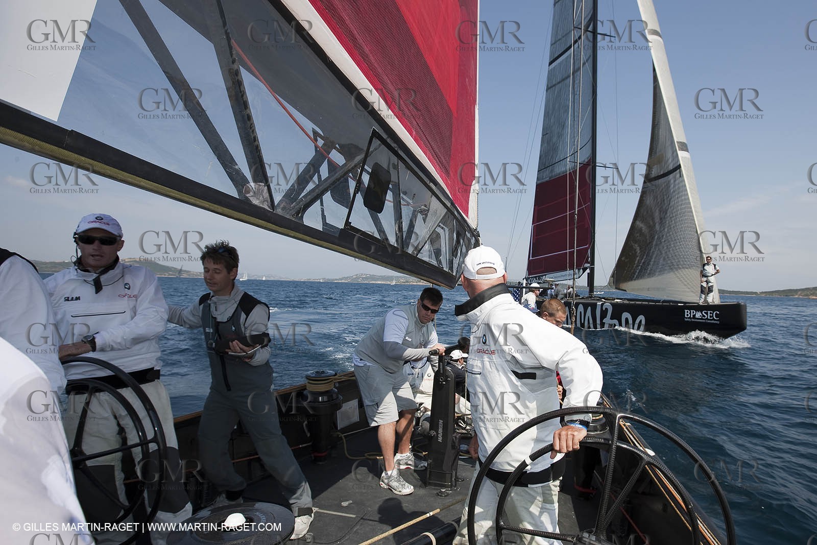 19 05 2010 - La Maddalena (ITA, Sardinia) Louis Vuitton Trophy - BMW ORACLE Racing - Training