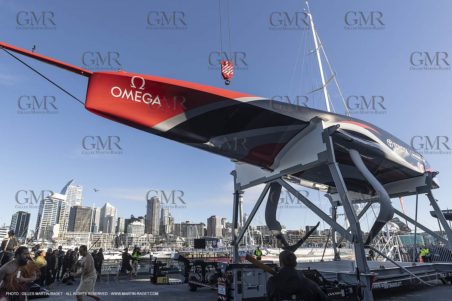 19 11 2020, AUckland (NZL), Emirates Team New Zealand boat  2 Te RehutaI Launch