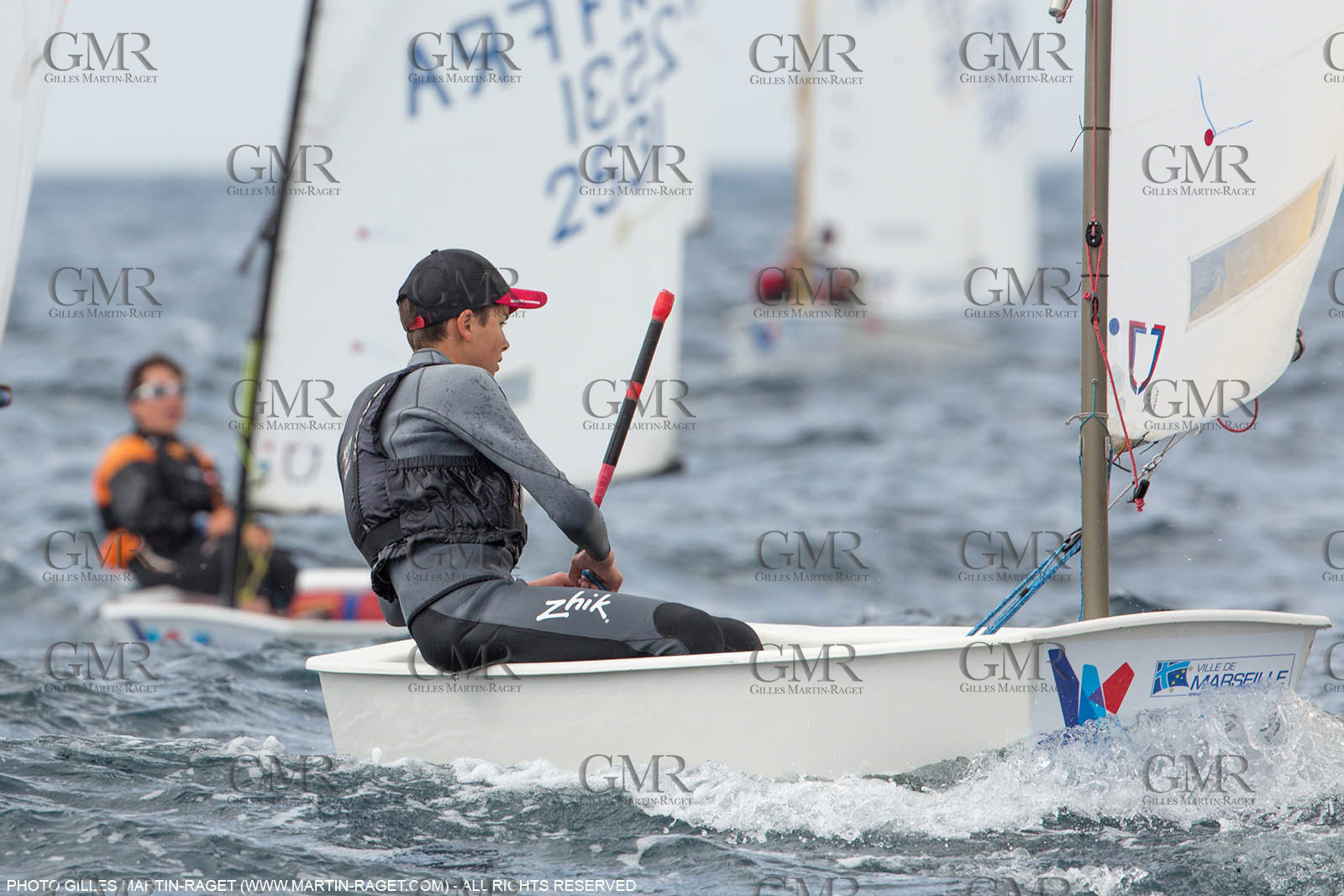 15 04 2016, Marseille (FRA,13), SNIM Dériveurs, Coupe Internationale de Printemps Optimist, Final Day