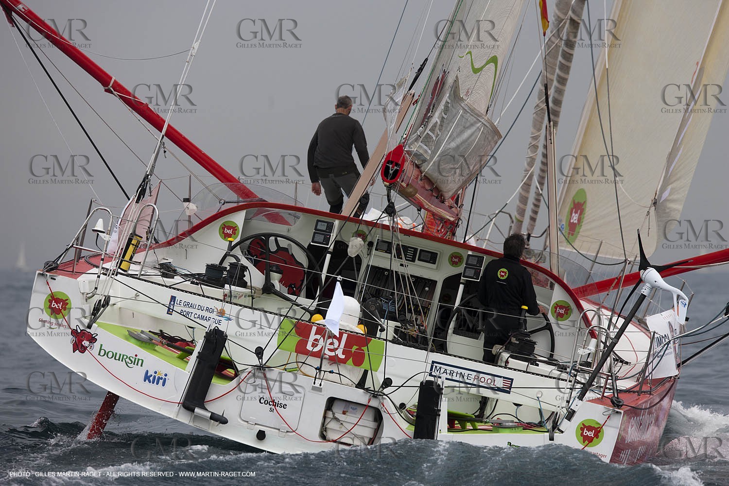 31 12 2010 - Barcelona (ESP) - Barcelona World Race 2010 - Groupe Bel - Start